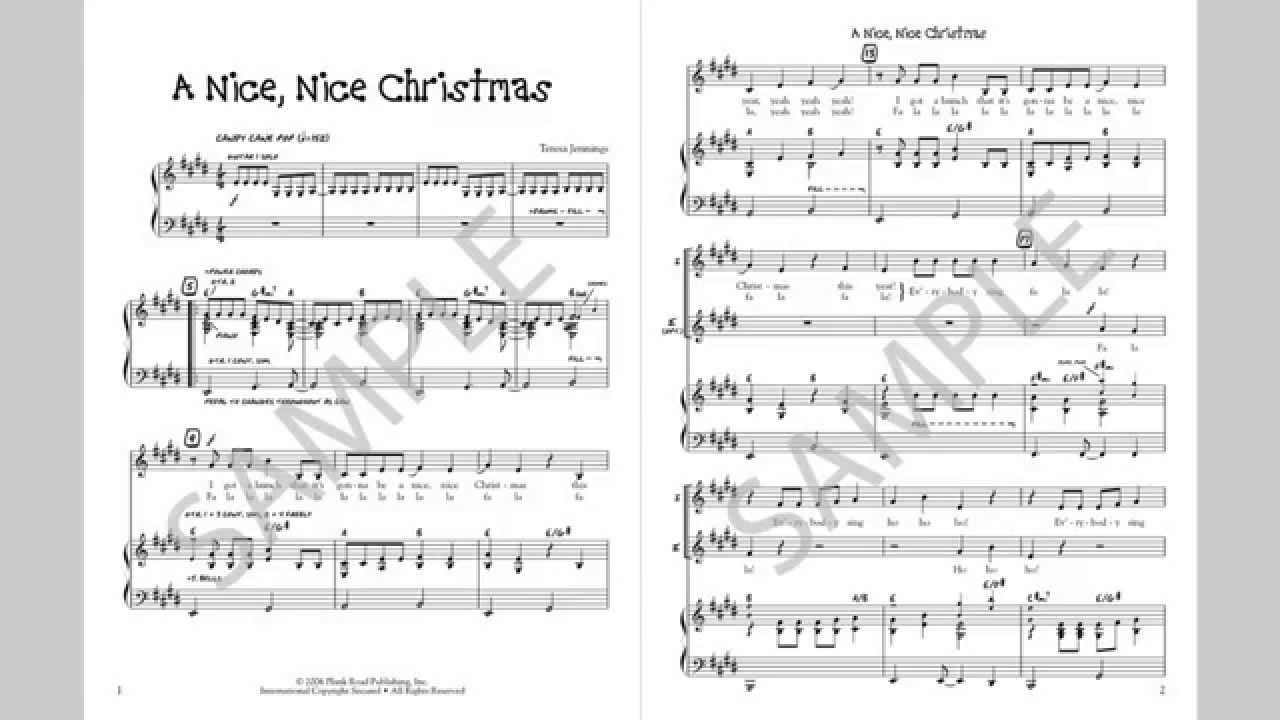A Nice, Nice Christmas - MusicK8.com Singles Reproducible Kit