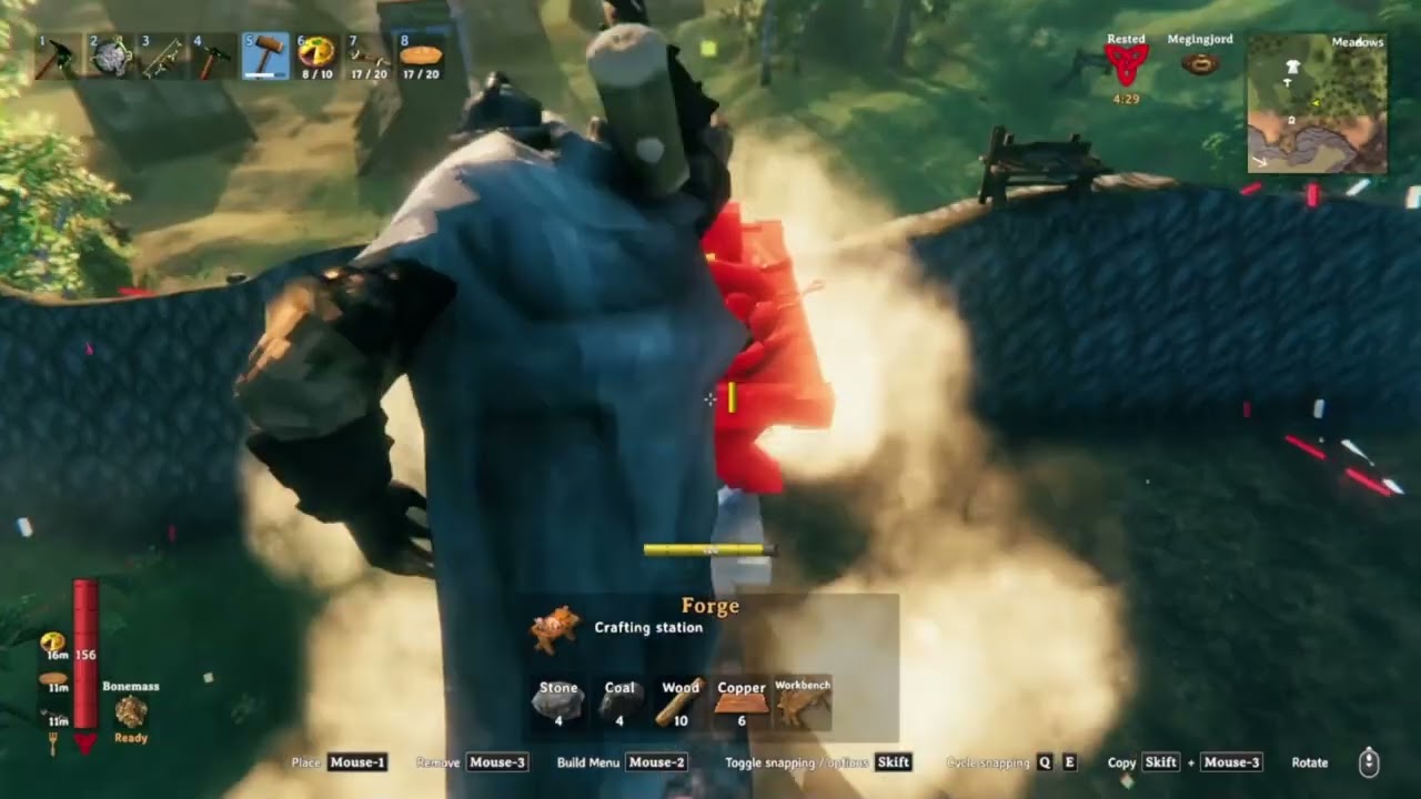 Valheim What Happens Between Streams #40 The Blueprint Shift! 🧱🔨 Refining the Sanctuary