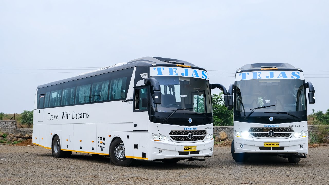 Factory Fresh | Sutlej S-1800+ | Tejas Travels Bengaluru | Premium Executive AC Seater | Eicher 6016