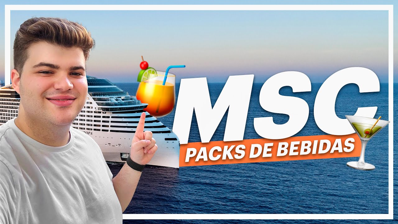 BEBIDAS EN MSC CRUCEROS | ¿TODO INCLUIDO? 🥂 (Lee la descripción)