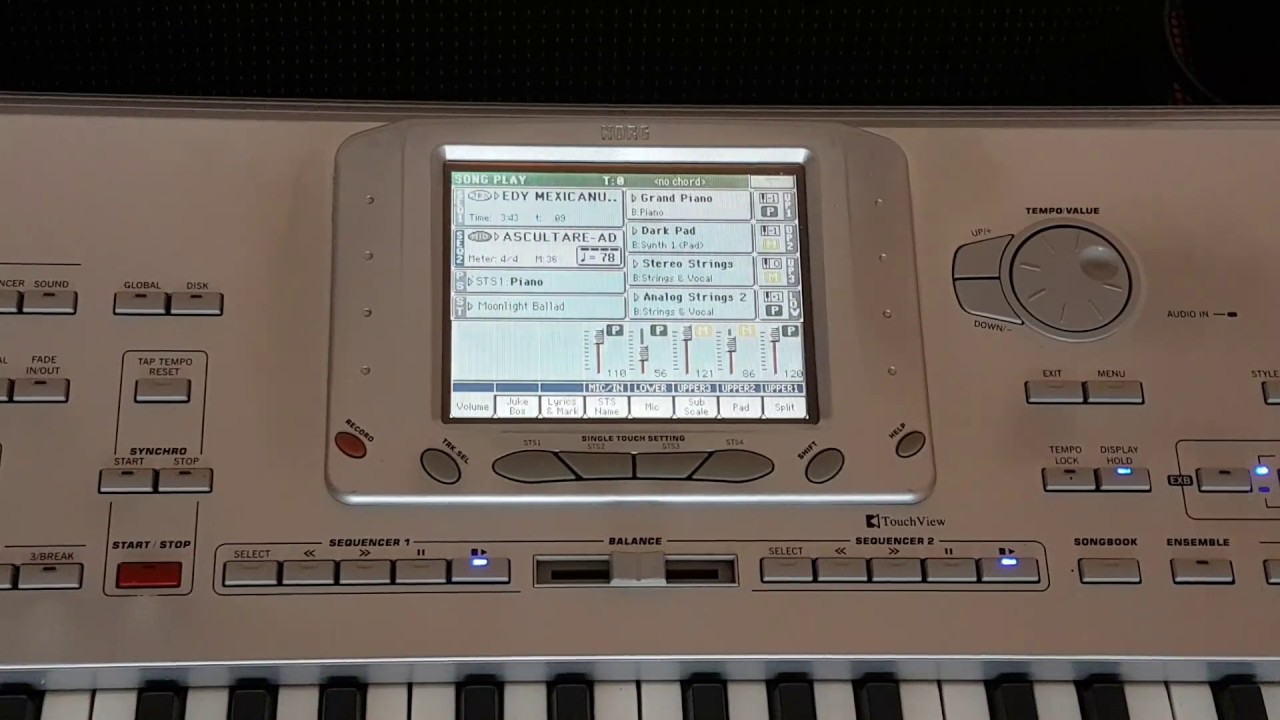Korg PA1X Pro Elite - Hora