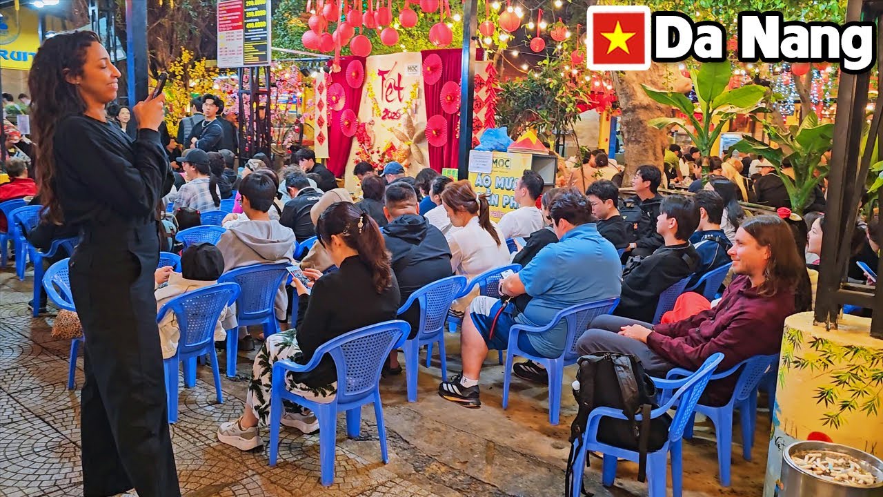 DA NANG VIETNAM - Walking Around Da Nang at Night, Real Life Chill Tour Chill Vibes in the City