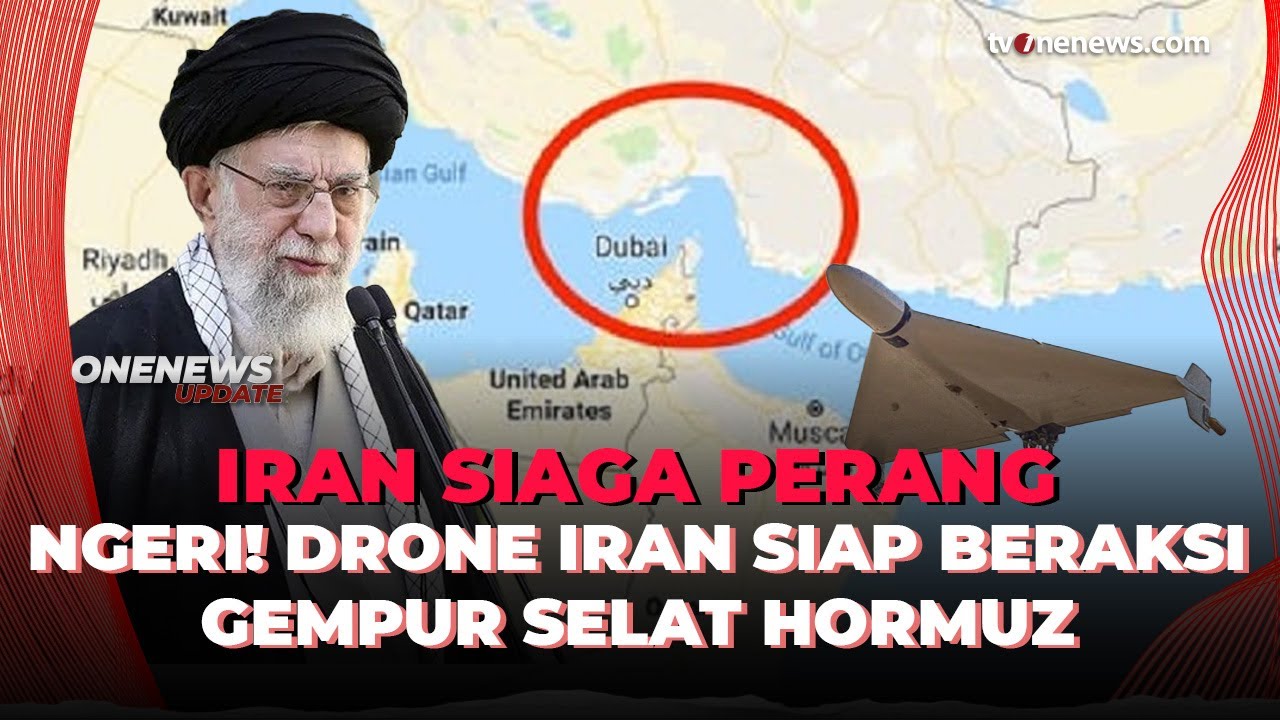 Drone Iran Siap Beraksi! Target Militer AS Sudah Terkunci Bidikan Teheran | OneNews Update
