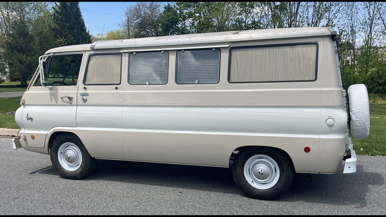 1968 Dodge A100 Sportsman — Small Van, Big American Dreams 🇺🇸