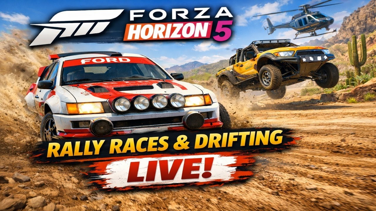 Rally Racing and DLC Drift Zones! FH5