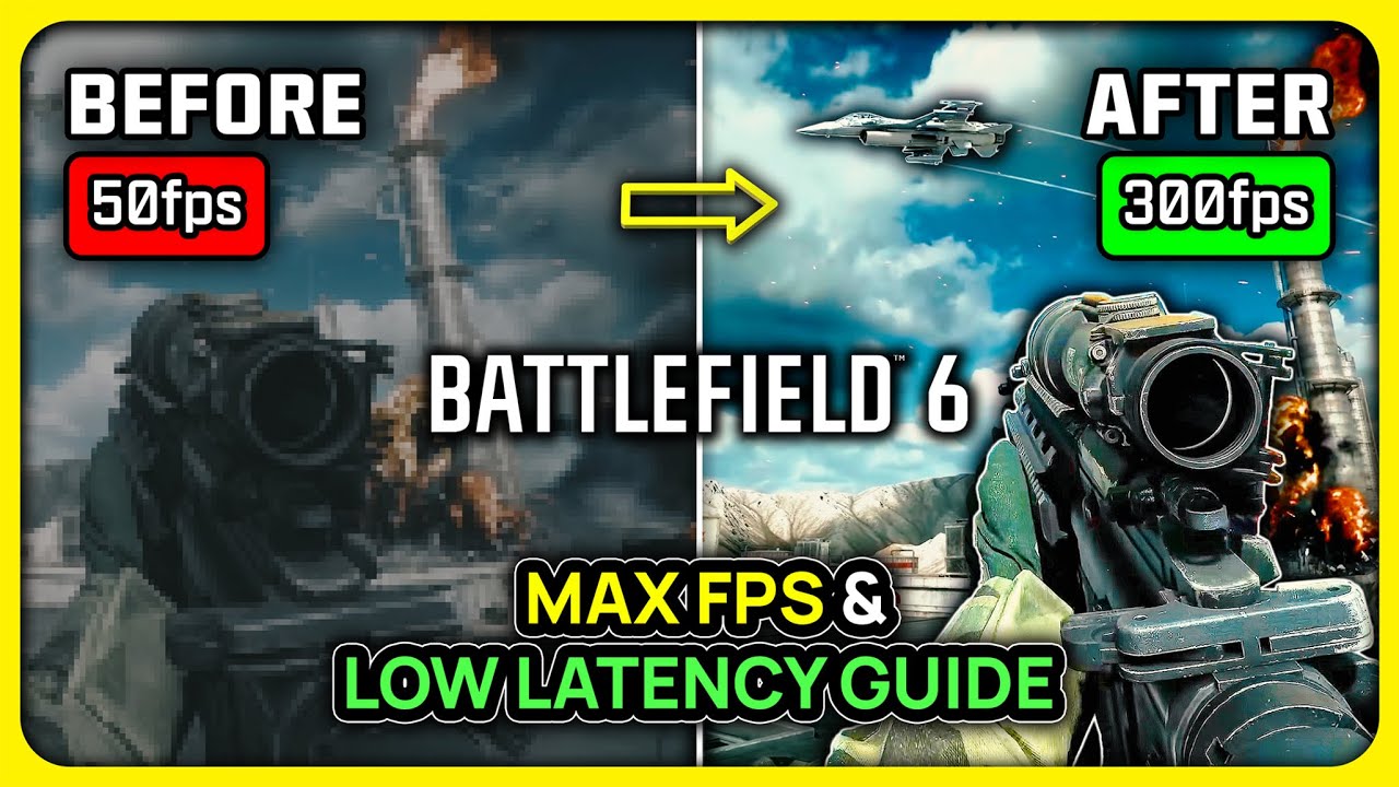 Battlefield 6 - BEST PC Settings for MAX FPS ✅