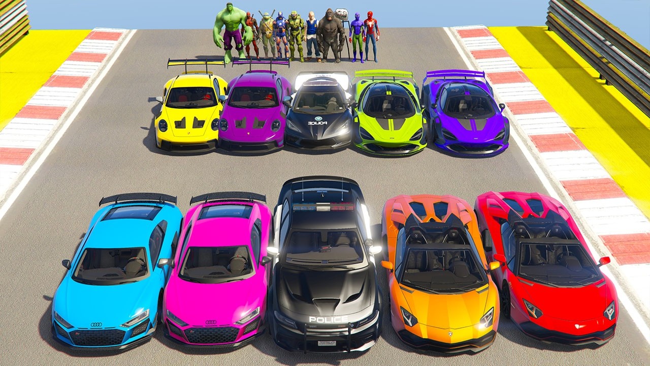 لعبه سيارات لمبرجيني وتشارجرشرطة