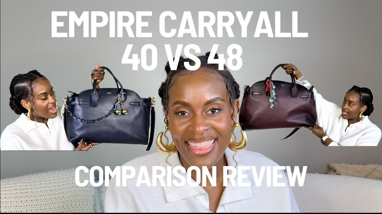 COACH EMPIRE CARRYALL 40 VS 48 | BAG REVIEW | WHICH DO YOU PREFER?