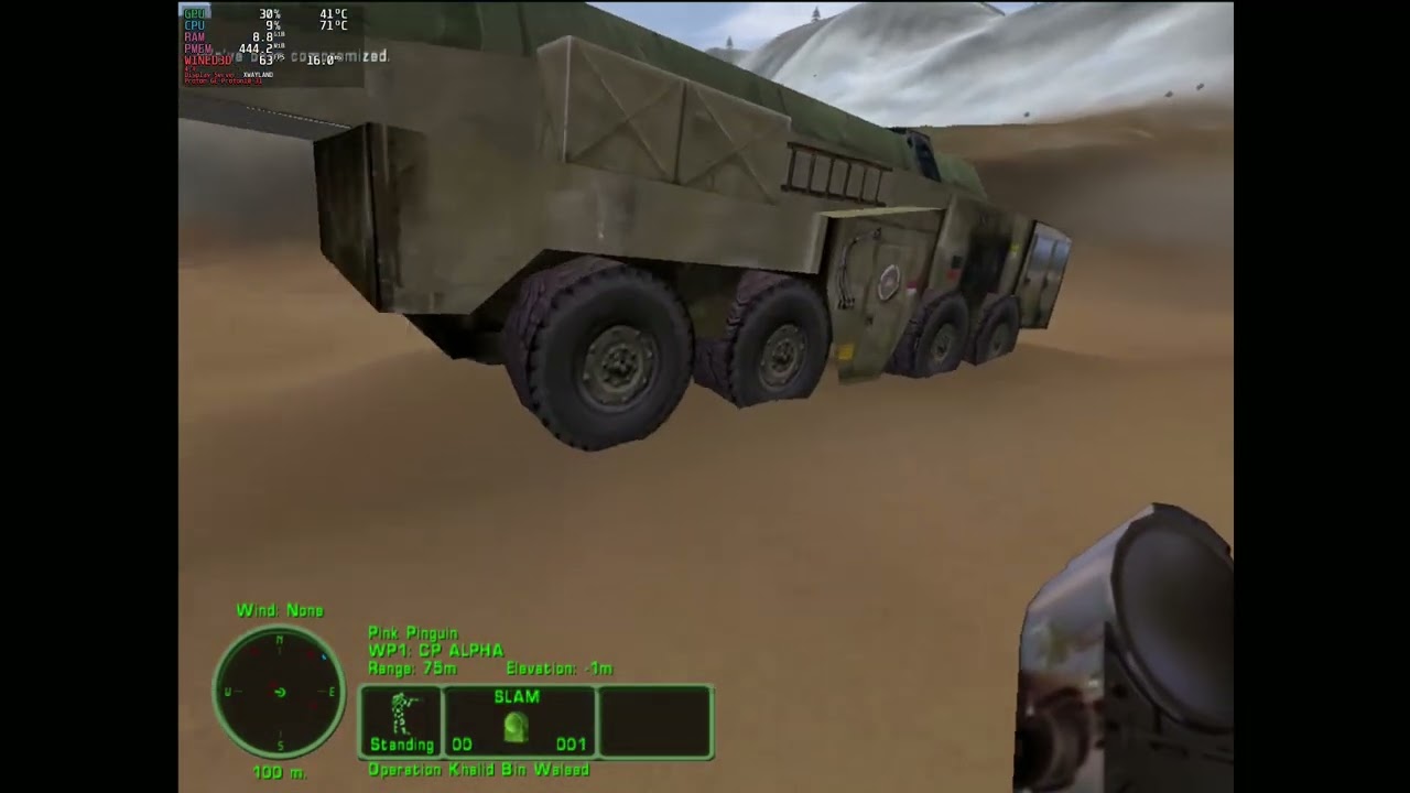 Delta Force TFD - (Camp) #19 - Operation Khalid Bin Waleed. (No Comments) gameplay. (Fedora Linux)
