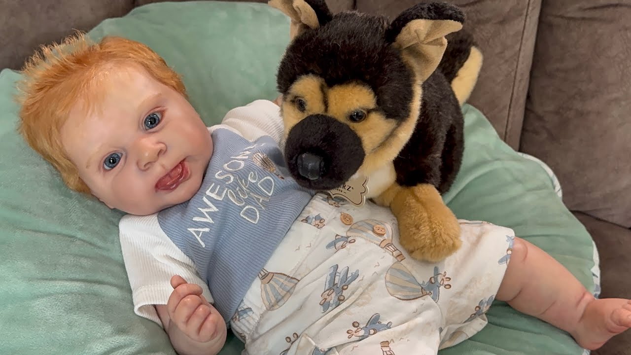 Reborn doll Rudy gets a change of clothes || Sebby by Cassie Brace