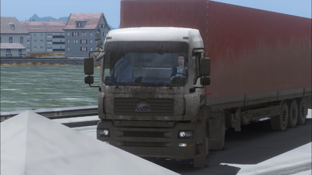 OFF-ROAD & rain -night and day #trucksimulator #youtubevideo #shortsyoutube 