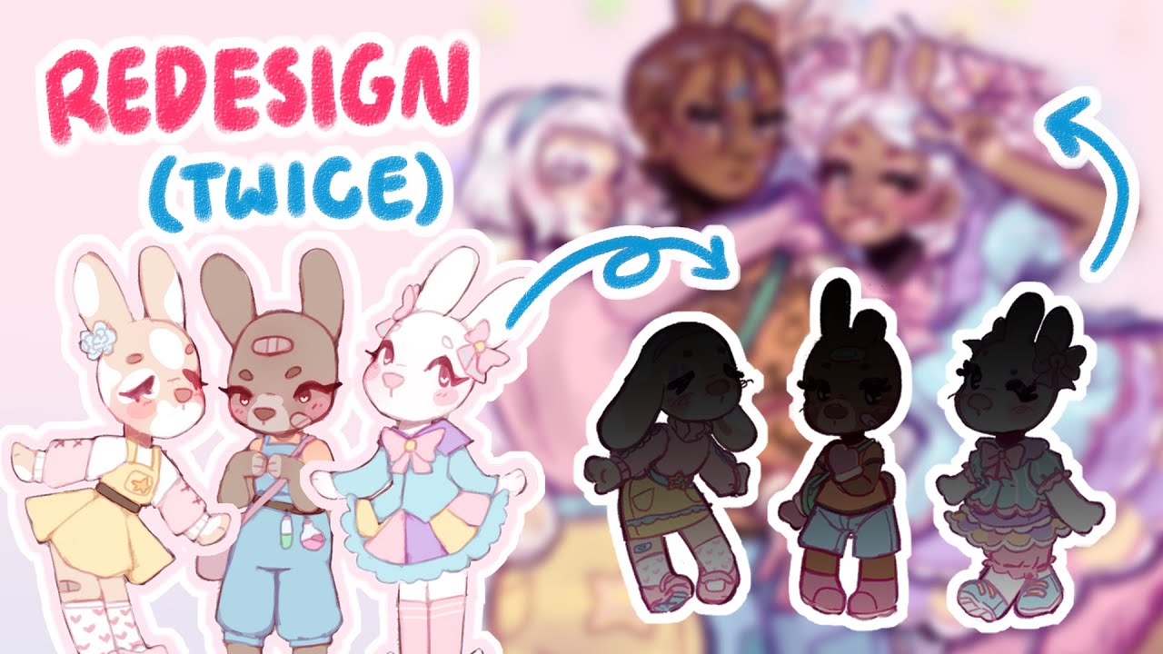 REDESIGNING OLD OCS! 🐰 Human Version