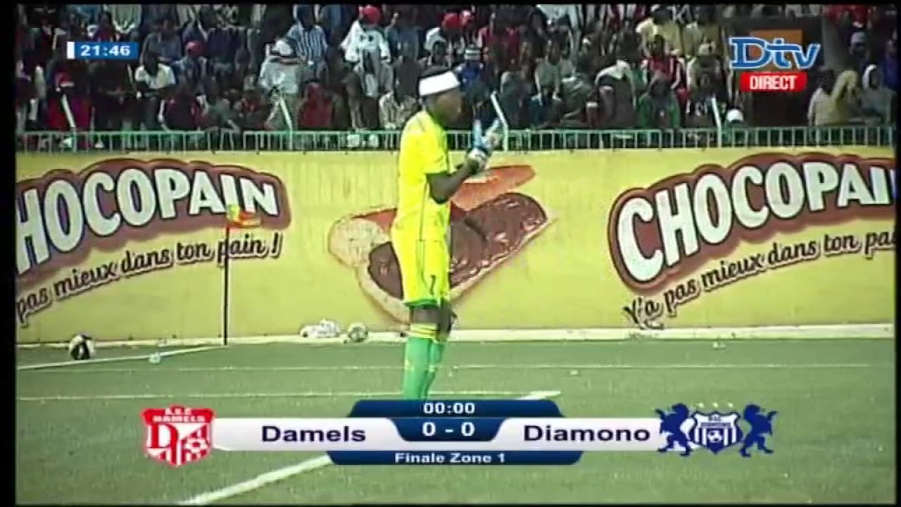 Final Zone1 Damels vs Diamono 0-0 1°Mi-temps