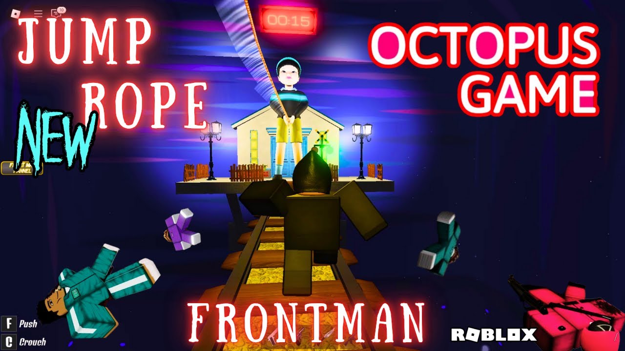 JUMP ROPE in OCTOPUS GAME as FRONTMAN( & Disguised Frontman) | ROBLOX