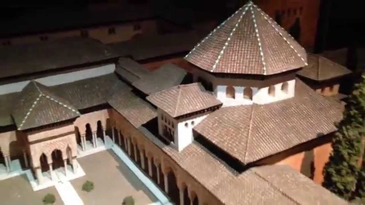 Maqueta de la Alhambra de Granada.