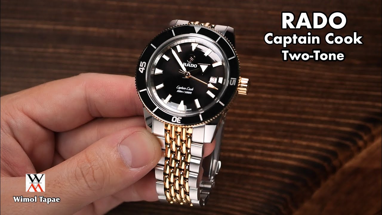 ต้องหลงรักเรือนนี้! Rado Captain Cook Two tone R32138153 - Wimol Tapae