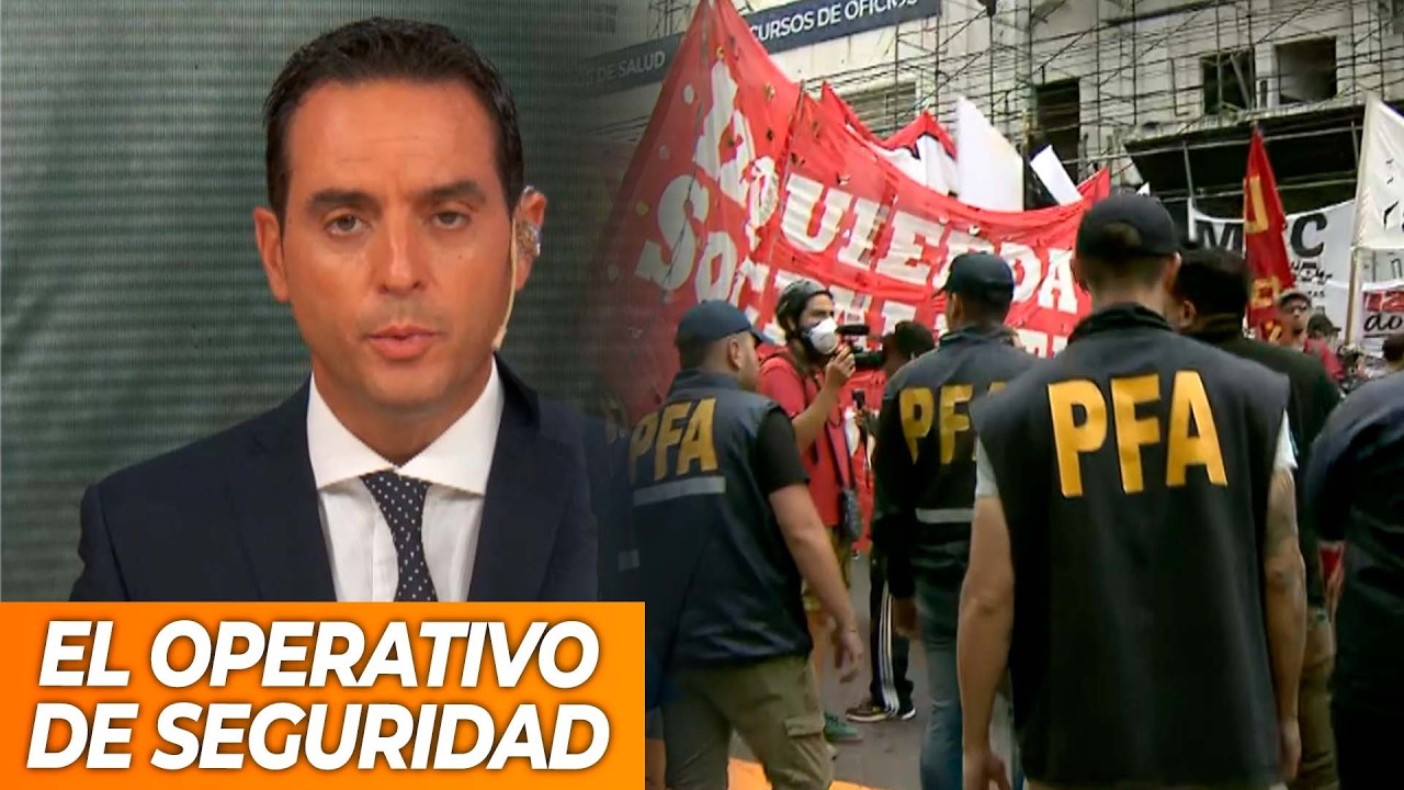 Tensión en el Congreso: el operativo de la policía y la advertencia de la Ministra de Seguridad