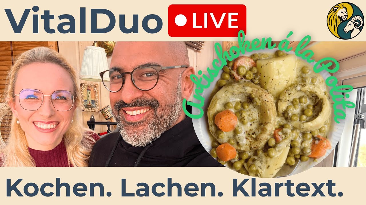 Artischocken &aacute; la Polita  - LIVE &ndash; Kochen, Lachen & Klartext | VitalDuo