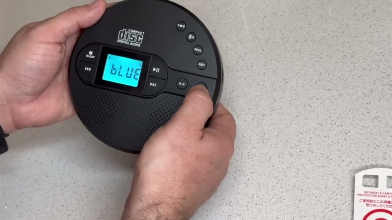 Amazing Portable CD Player with Bluetooth, FM & Speakers | CD Player Review