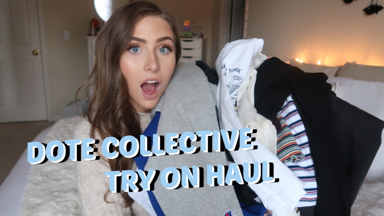 FALL COLLECTIVE TRY ON HAUL FROM DOTE | BRANDY MELVILLE & URBAN OUTFITTERS