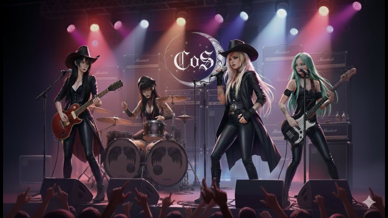 Coven Of Shadows - Angel Of Chaos (Hard Rock/Metal AI Music)