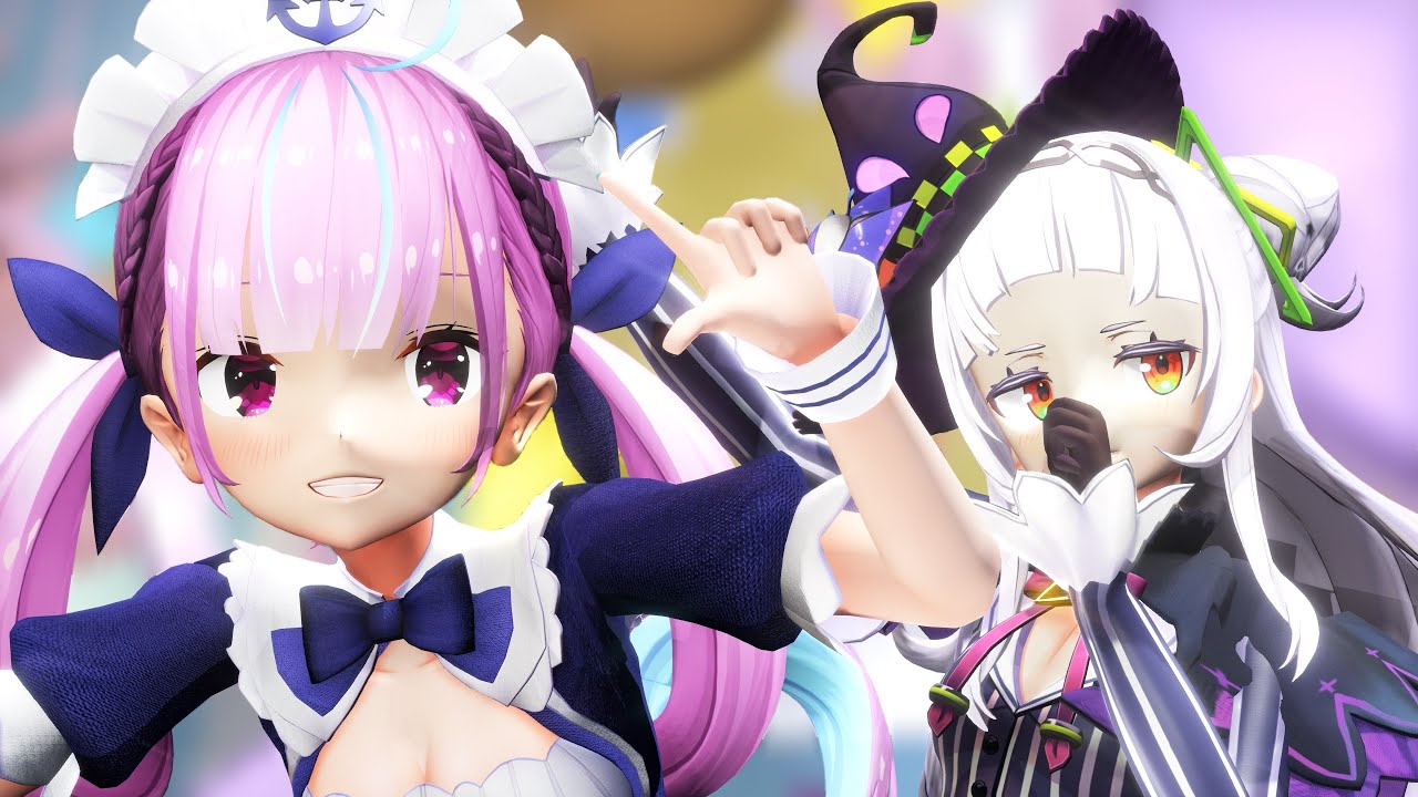 【MMDホロライブ】ロキ／湊あくあ・紫咲シオン