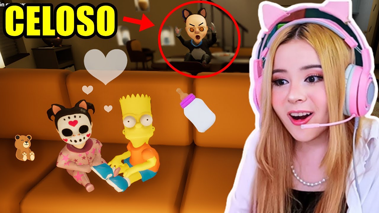 Soy NIÑERA de Barth y Babylirious / bebé demonio destruye la casa 😨 The Baby In Yellow