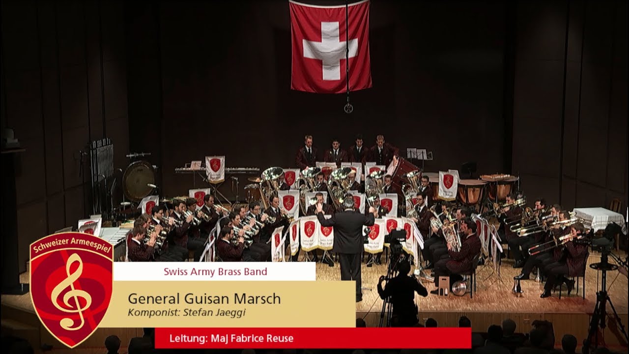 General Guisan Marsch - Swiss Army Brass Band