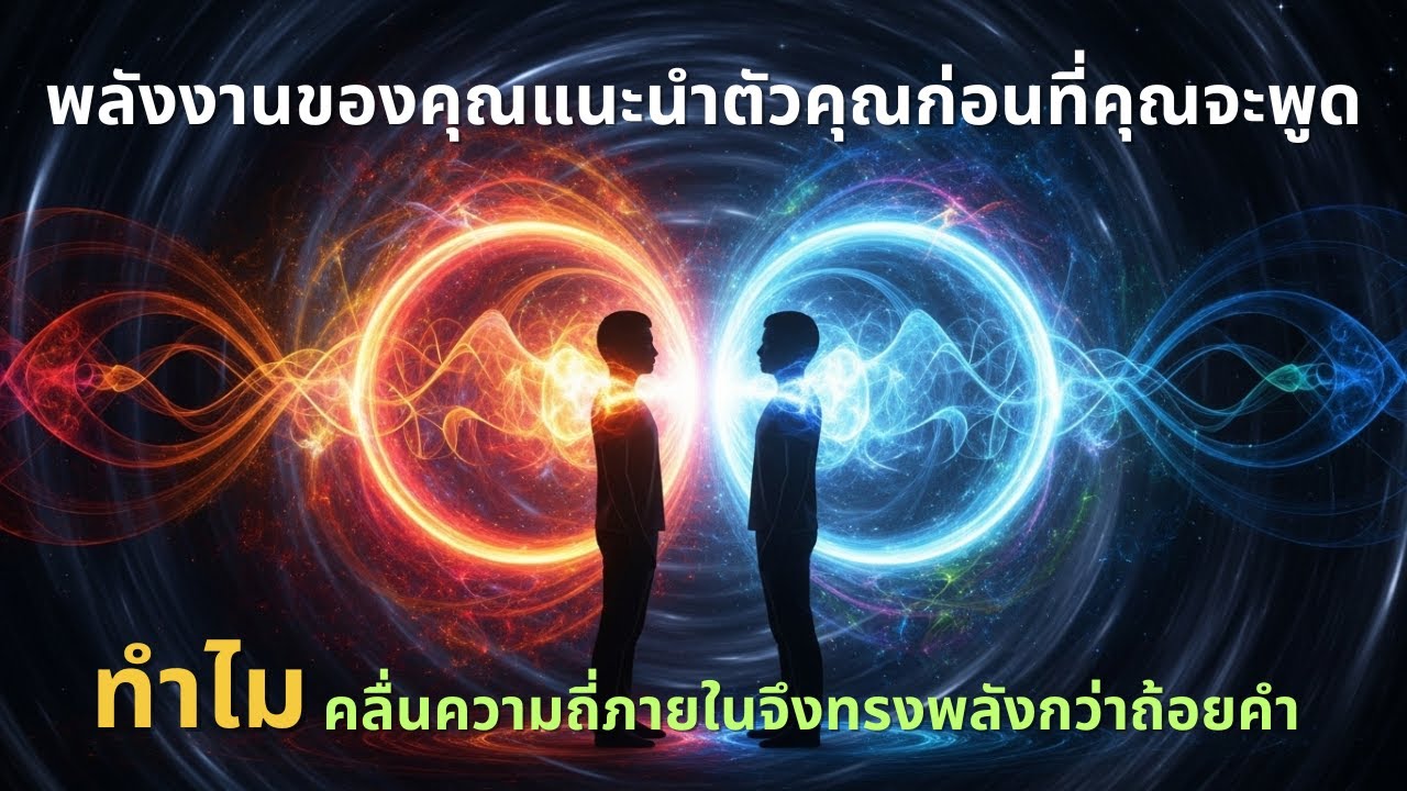 ✨ พลังงานของคุณแนะนำตัวคุณก่อนที่คุณจะพูด ทำไมคลื่นความถี่ภายในจึงทรงพลังกว่าถ้อยคำ | แสงภายใน