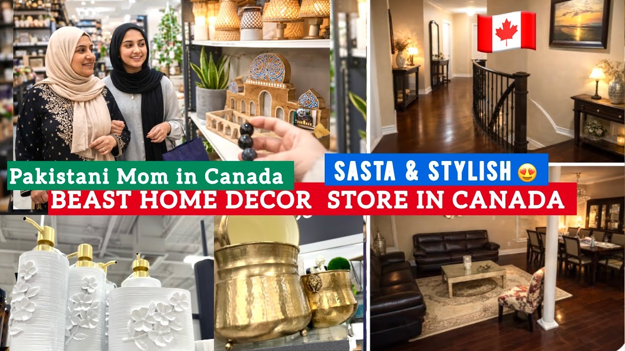 Best Budget Home Re-Decor Shopping in Canada 🛍️ | Pakistani Mom Vlog