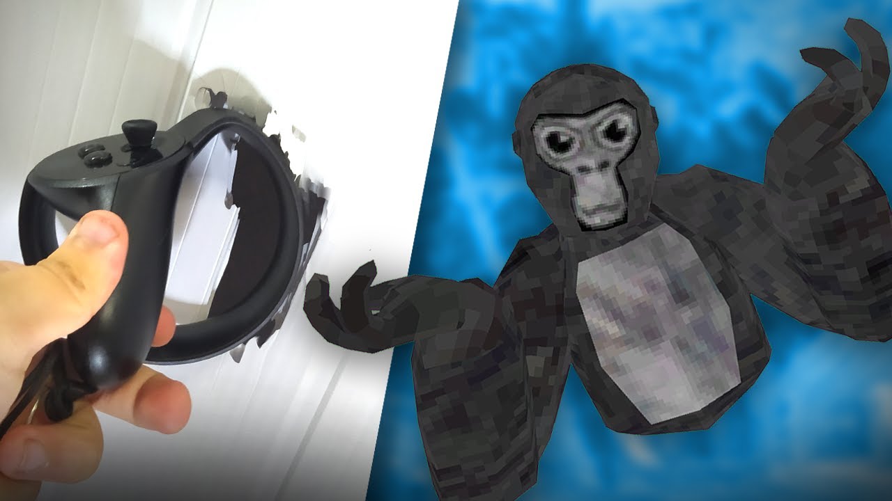 quebrei o TETO jogando um jogo de macaco VR