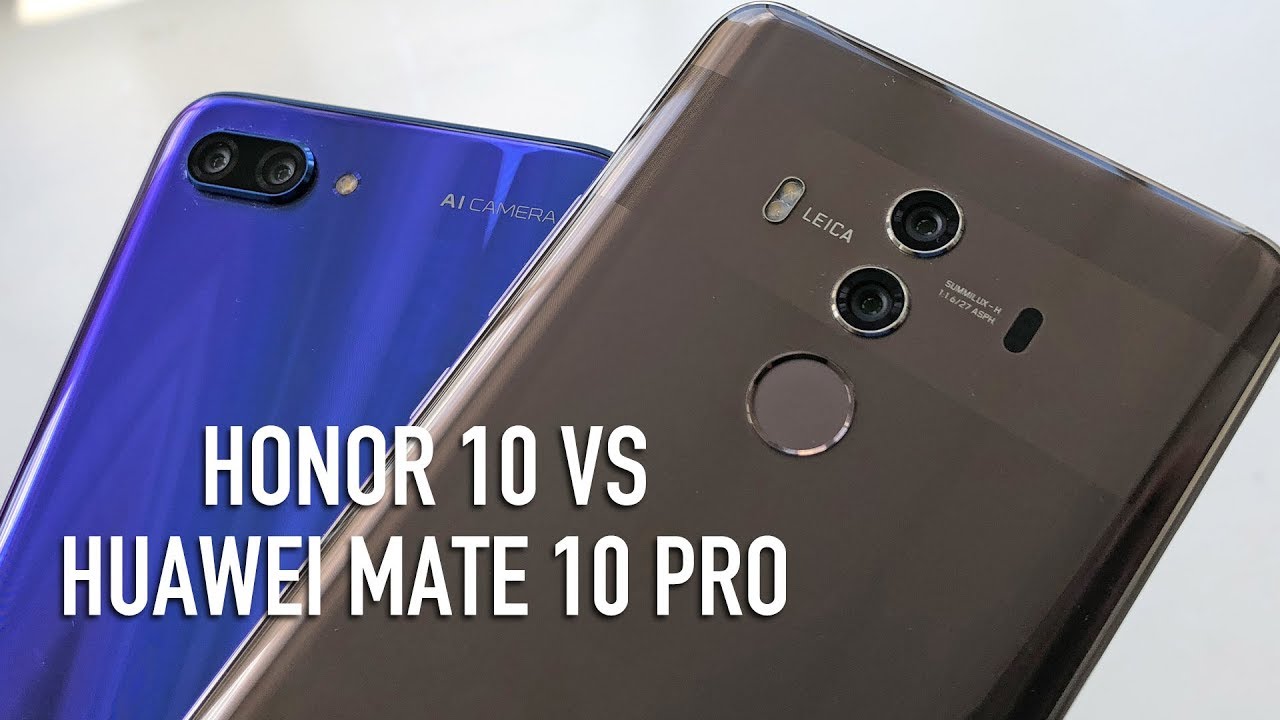 Honor 10 vs Mate 10 Pro | Full hands-on comparison