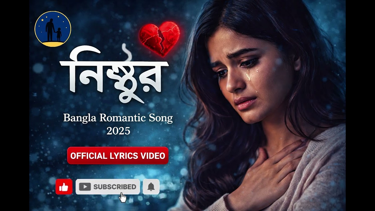 নিষ্ঠুর | Bangla New Romantic Song 2025 | Official Lyrics Video