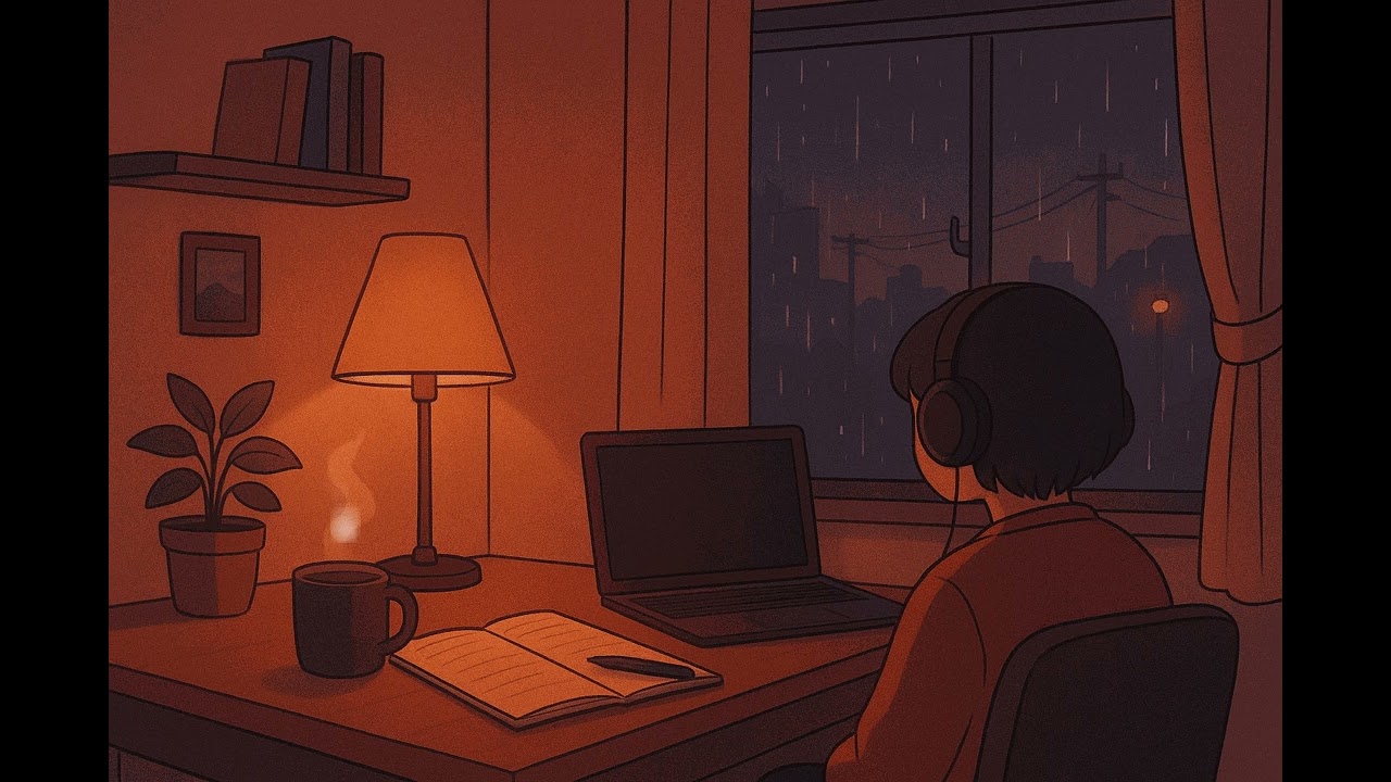 Lo-Fi Cozy Rain Study Mix 🌧️☕ | Relax, Focus & Chill Beats