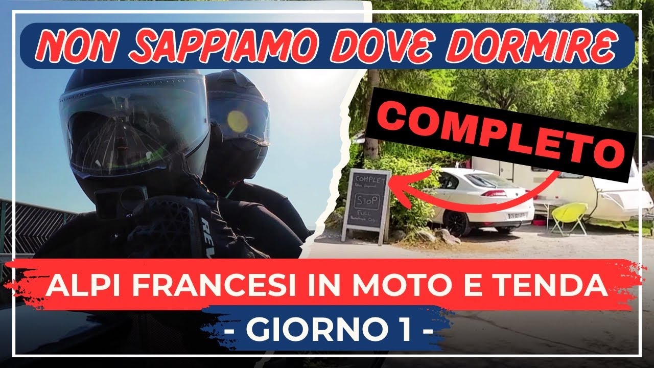 La partenza del viaggio - 🇫🇷 Alpi Francesi in moto e tenda 🏕️ - EP. 1