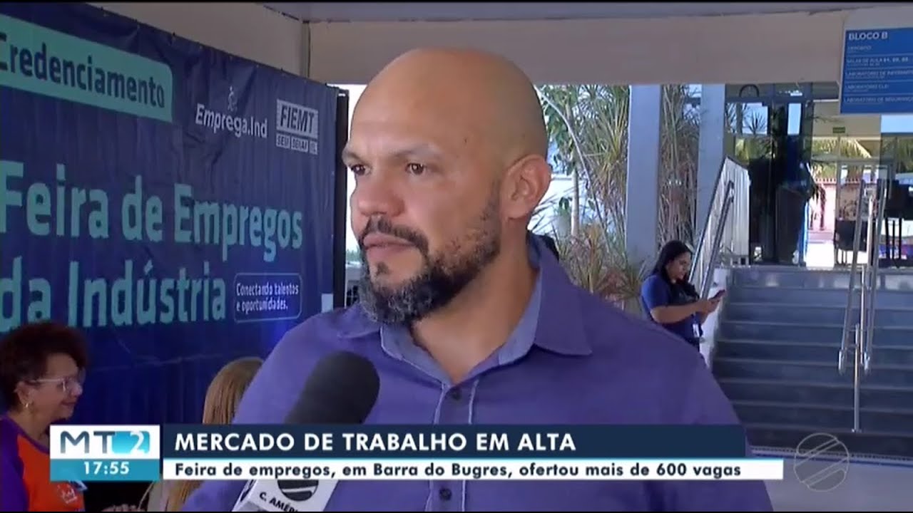 Feira de Empregos do IEL MT é destaque na TV Centro América