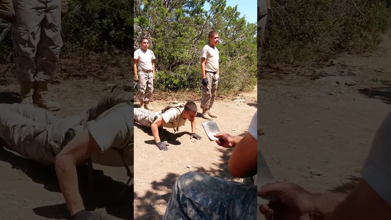 Army military bearing challenge