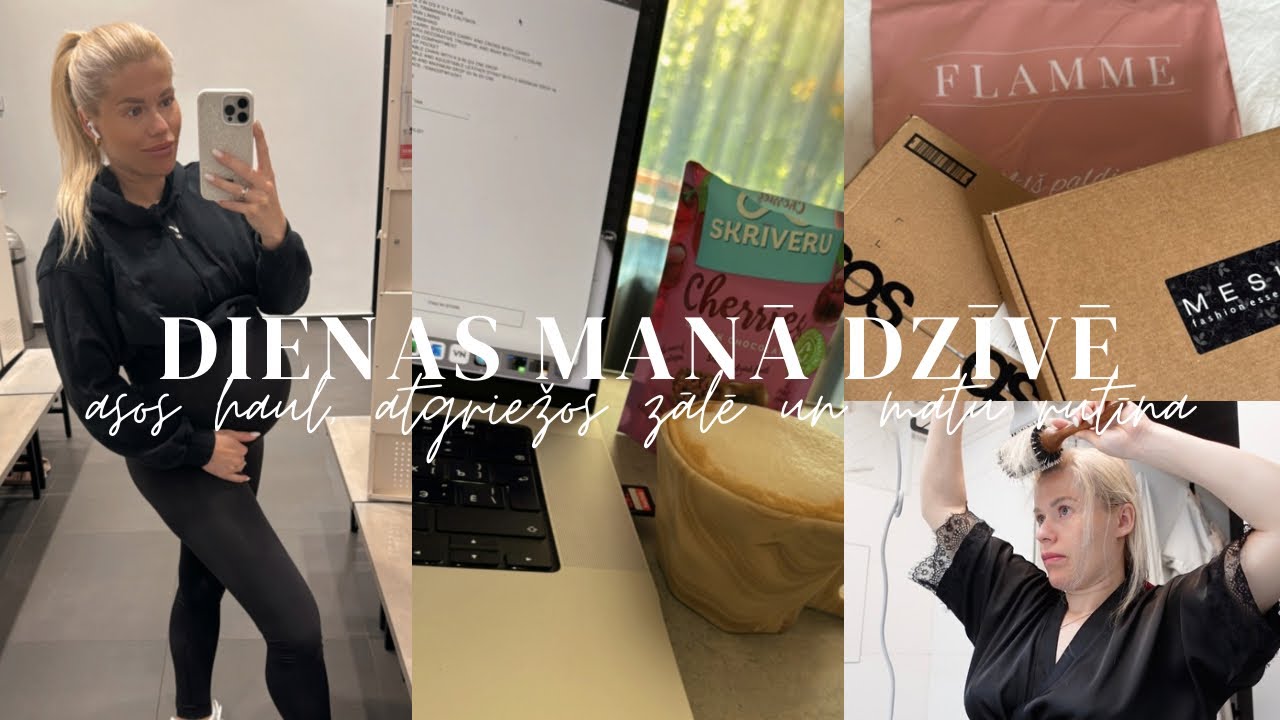 ASOS HAUL + TRY ON, MANA MATU KOPŠANAS RUTĪNA UN ATGRIEŽOS ZĀLĒ (ATKAL).. VLOGS #410