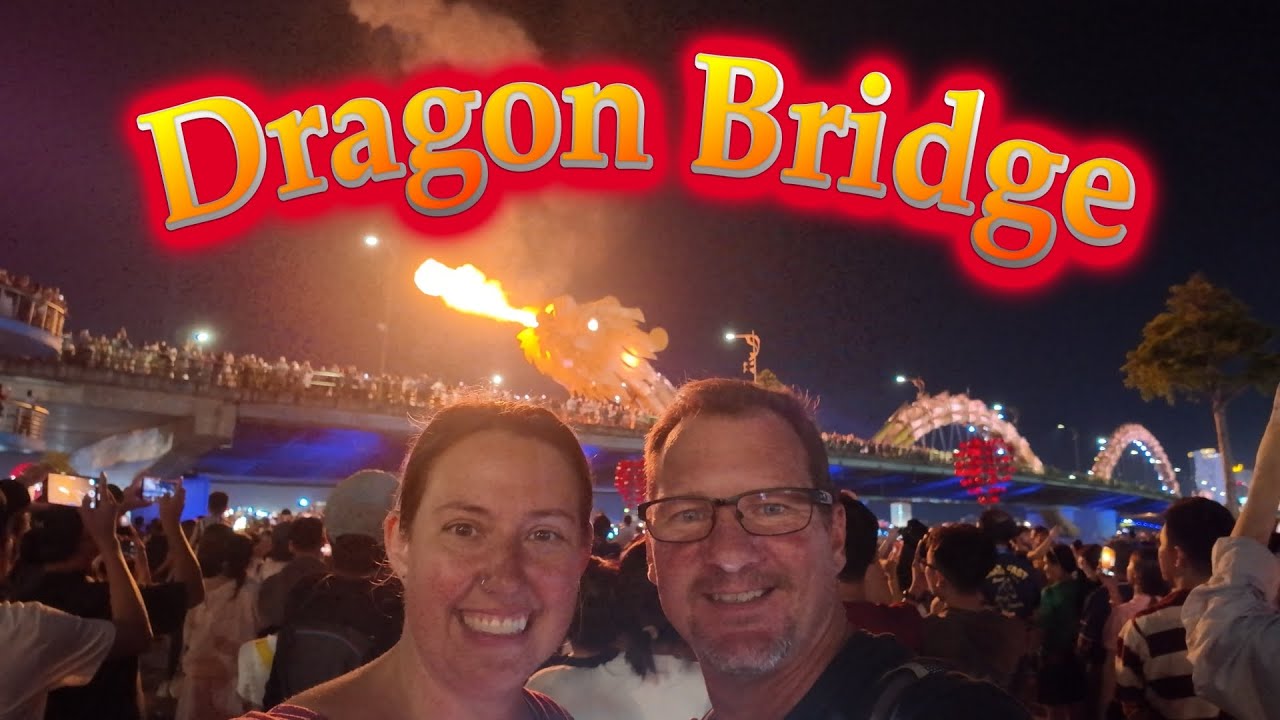 Exploring Da Nang Night Market & Dragon Bridge Show - Vietnam Travel