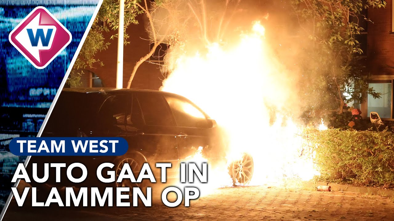 Twee mannen gefilmd tijdens in brand steken van BMW - Team West