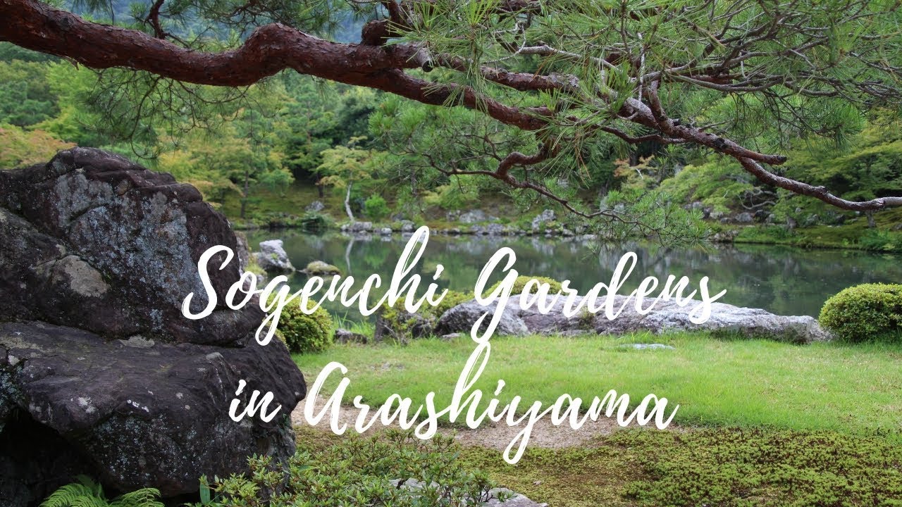 Sogenchi Gardens in Arashiyama Japan