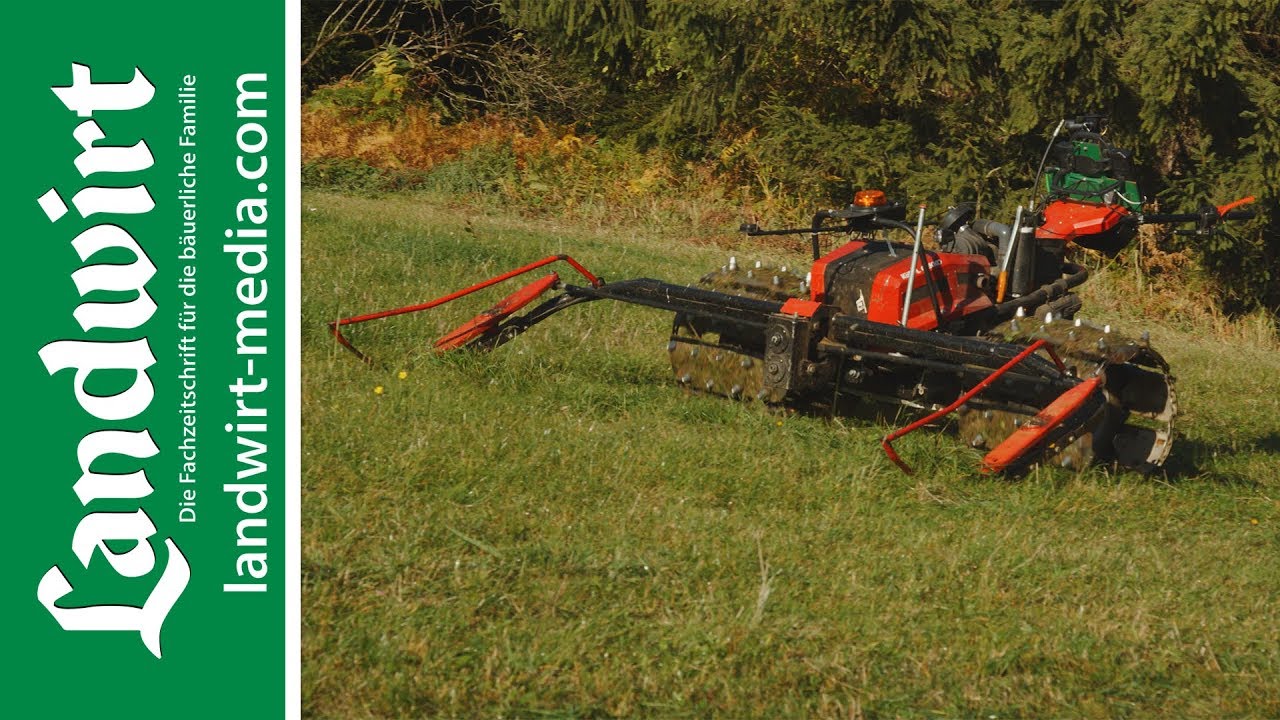 Eigenbau: Motormäher mit RTK Lenksystem | landwirt-media.com