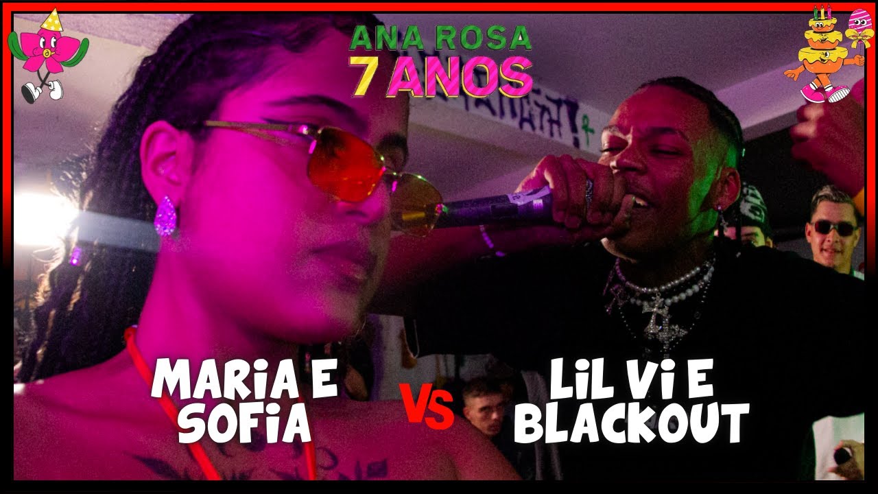Maria e Sofia (SC) x Lil Vi e Blackout | 1FASE | BATALHA DO ANA ROSA 7 ANOS