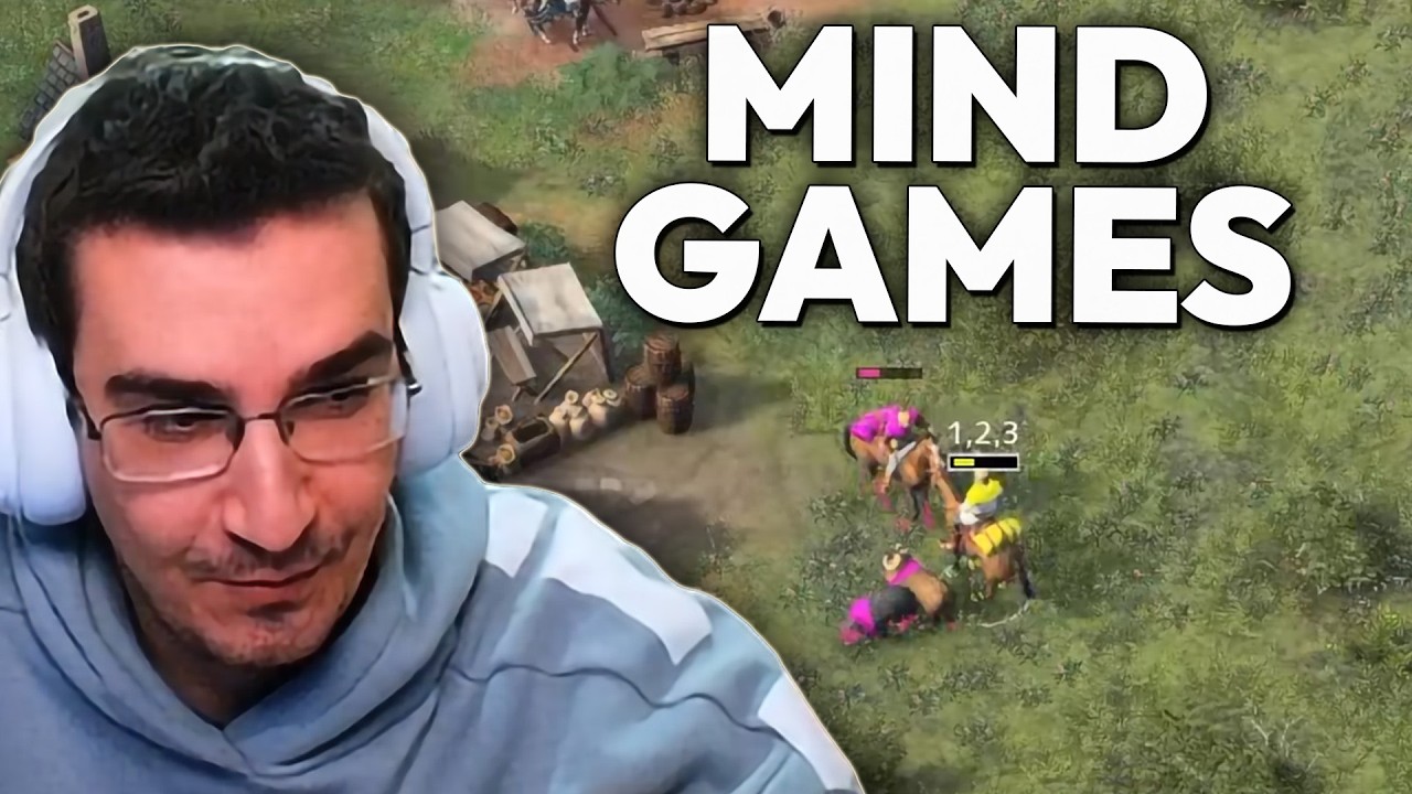 Pro Level Mind Games in Knights Templar vs HOL in AOE4
