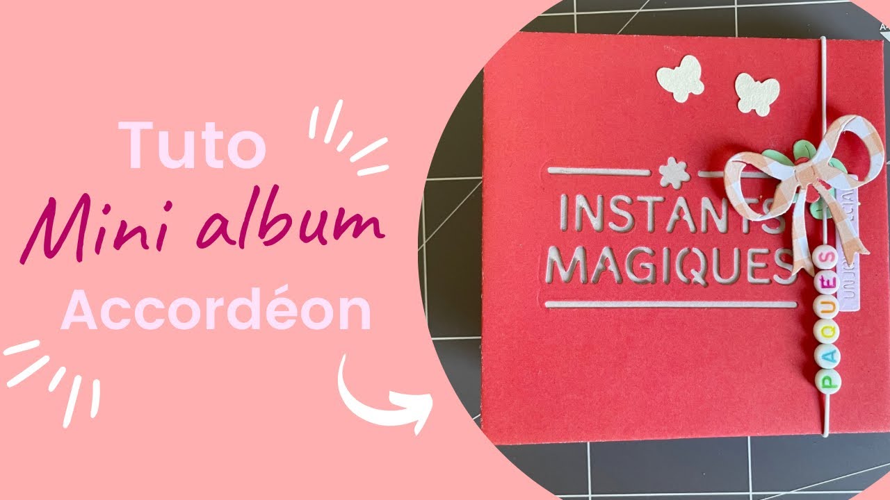 Tuto Mini Album Accordéon ~ Utilisation du kit de là Box Scrap Didi Collection de jolies choses