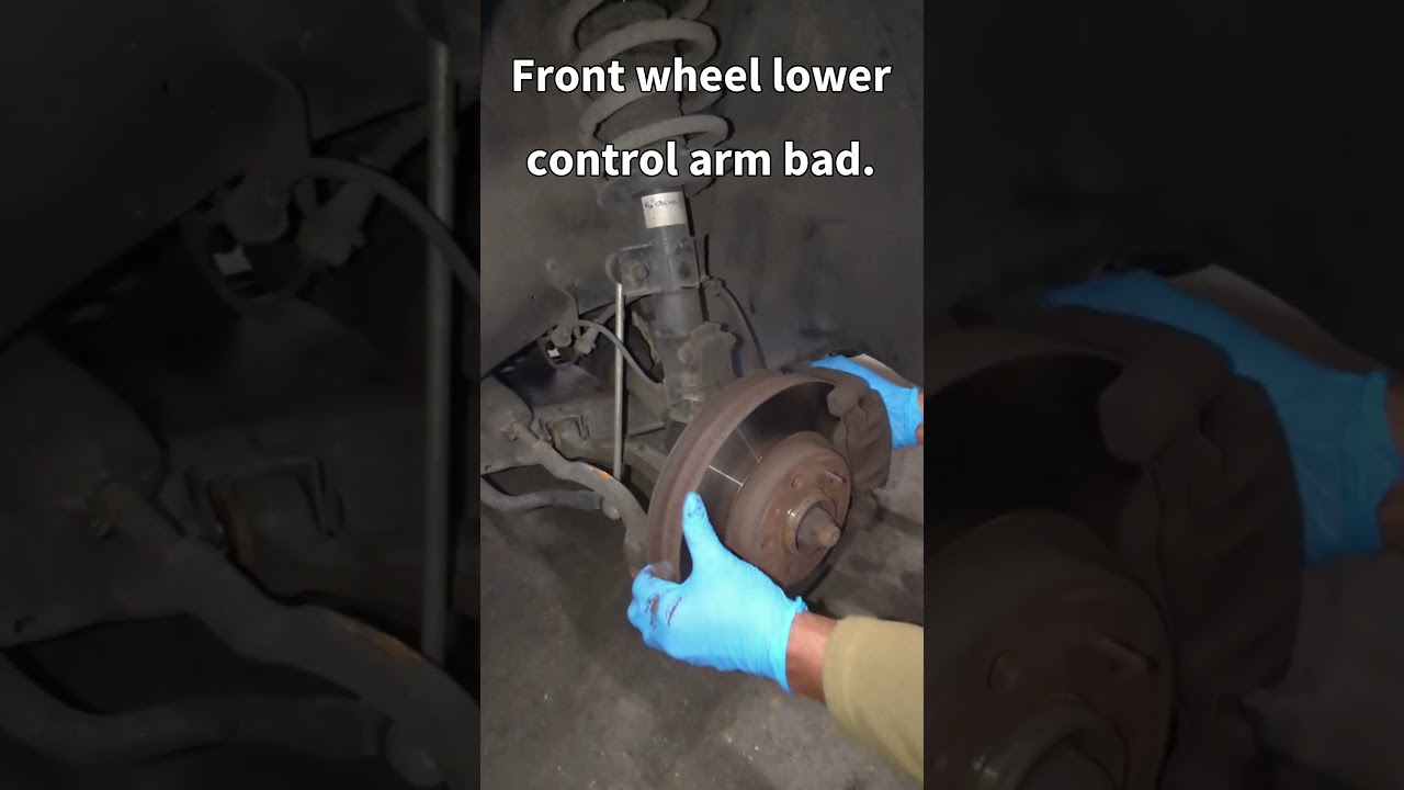 Front wheel lower control arm bad. #askrobertdiy