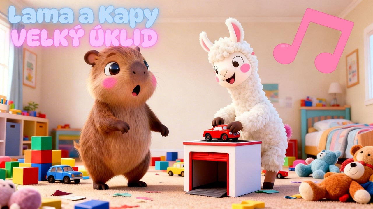 Lama & Kapy: Velký úklid 🧹🦙| Písnička pro děti