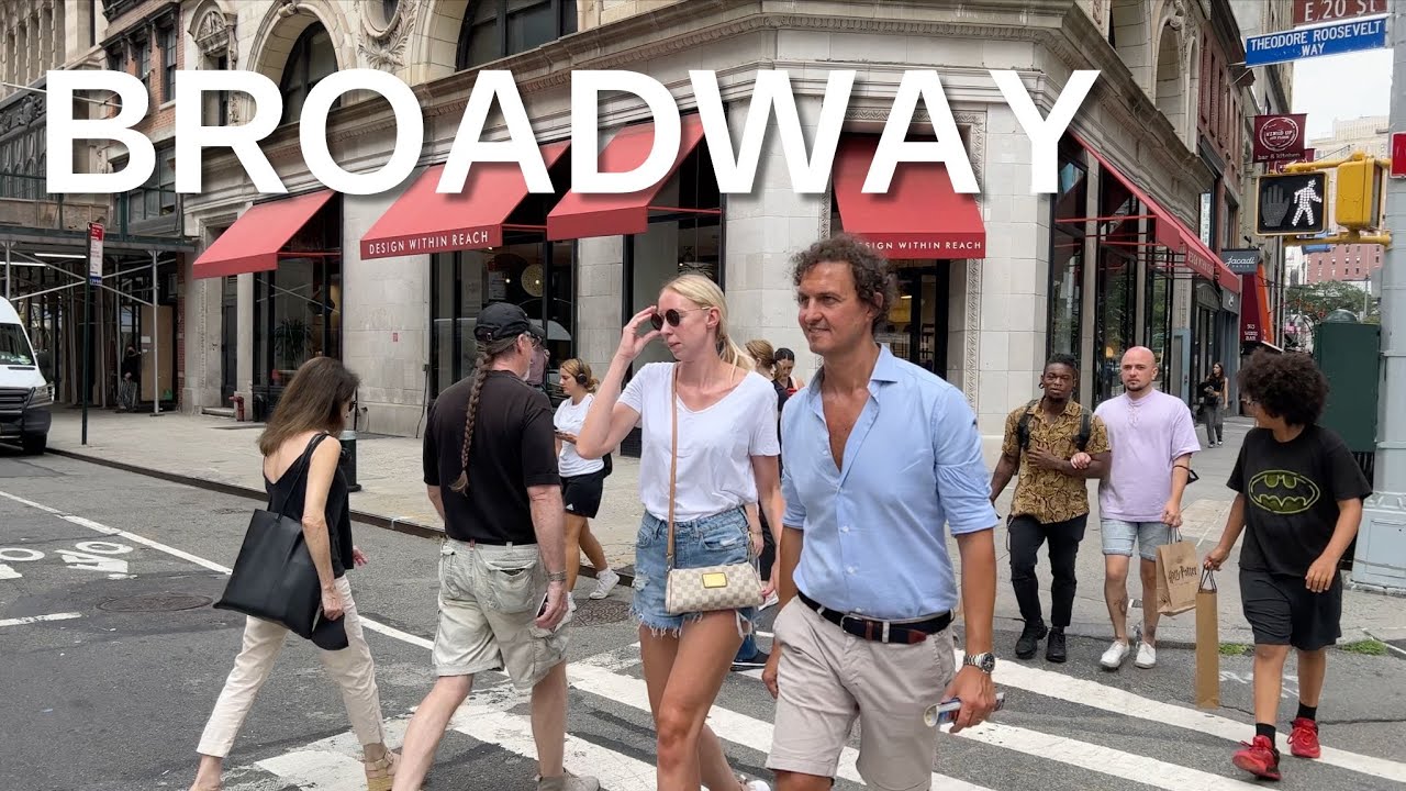 NEW YORK CITY Walking Tour [4K] BROADWAY