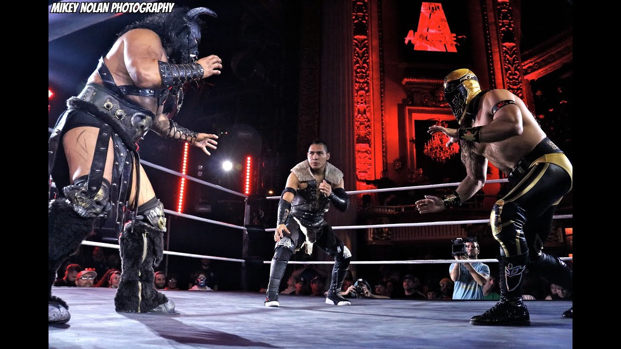 Bandido vs Black Taurus vs El Hijo Del Vikingo PWG Battle Of Los Angeles 2023