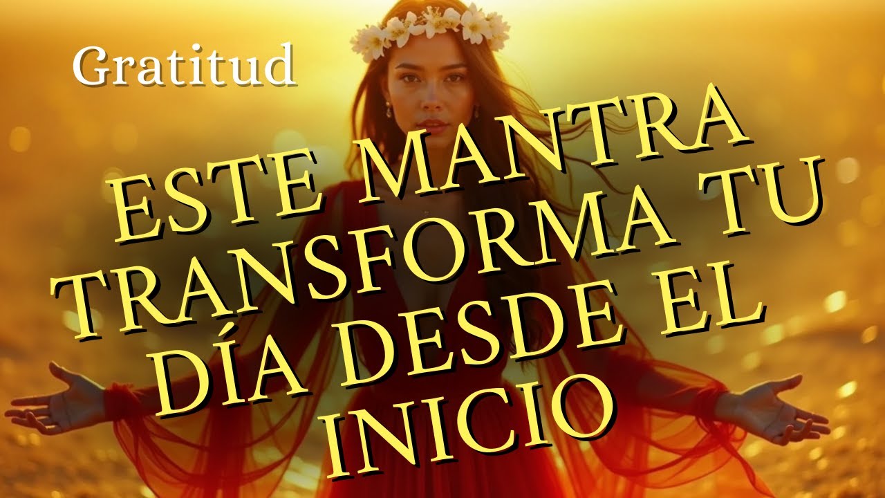 🌞 Este Mantra de Gratitud Cambia Tus Mañanas | Empieza el Día en Paz y Atrae Milagros